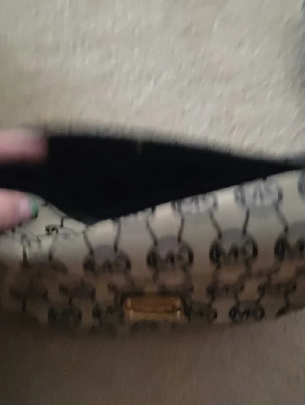 Michael Kors Beige and Black Logo Crossbody with Gold Hardware